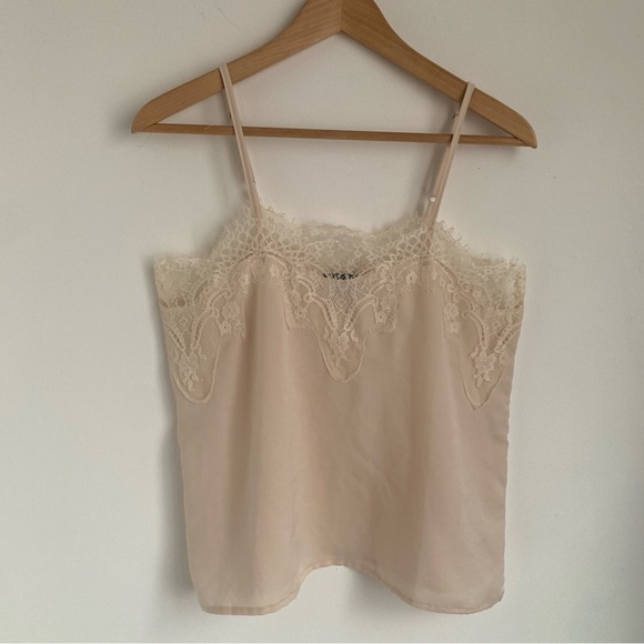 Lulus Maddox Ivory Satin Lace Cami - Picture 5 of 9